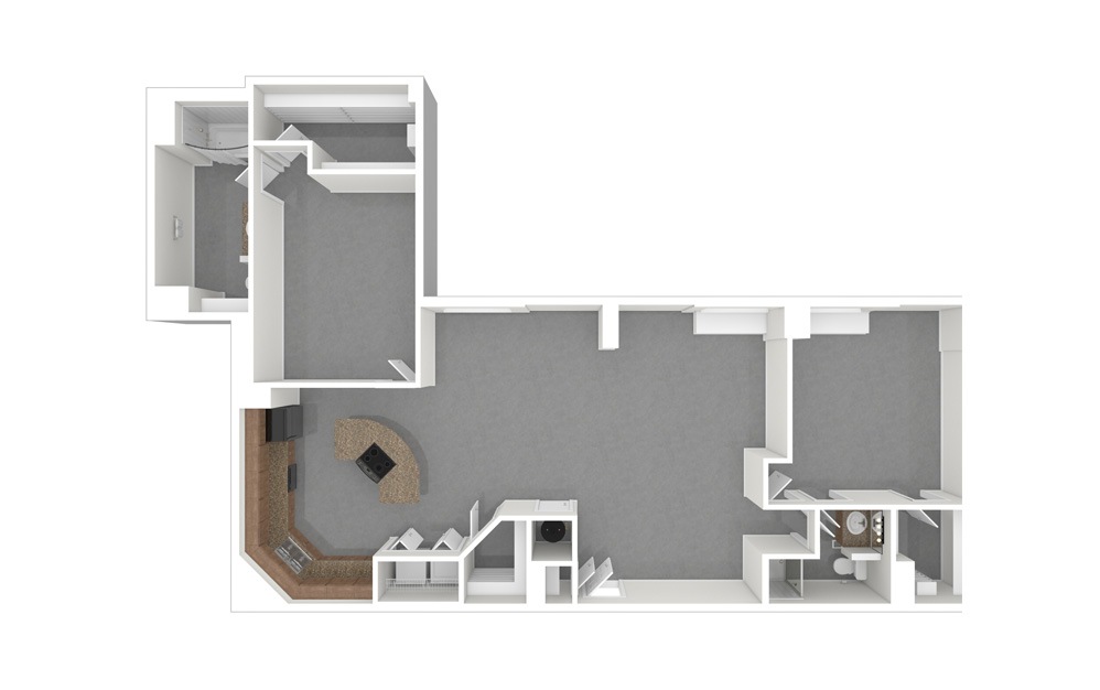 B10T 2 Bed 2 Bath Floorplan